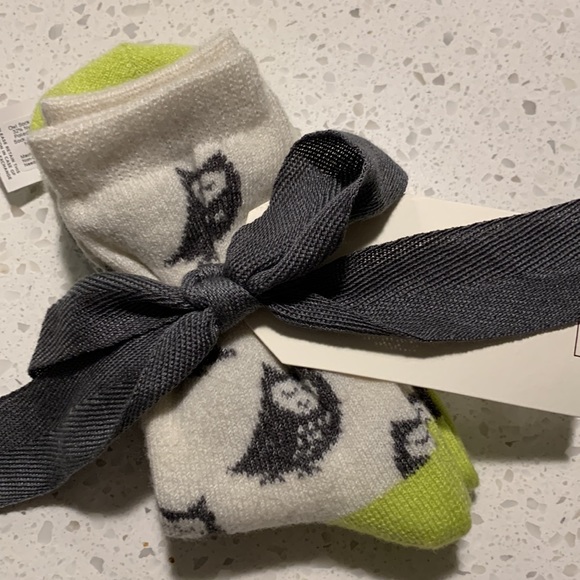 LOFT Owl and Stripes 2-Pack Cozy Socks New With Tag - Picture 3 of 8